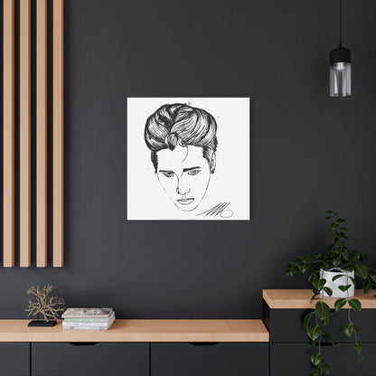 JW fanart Sketch on Matte Stretched Canvas