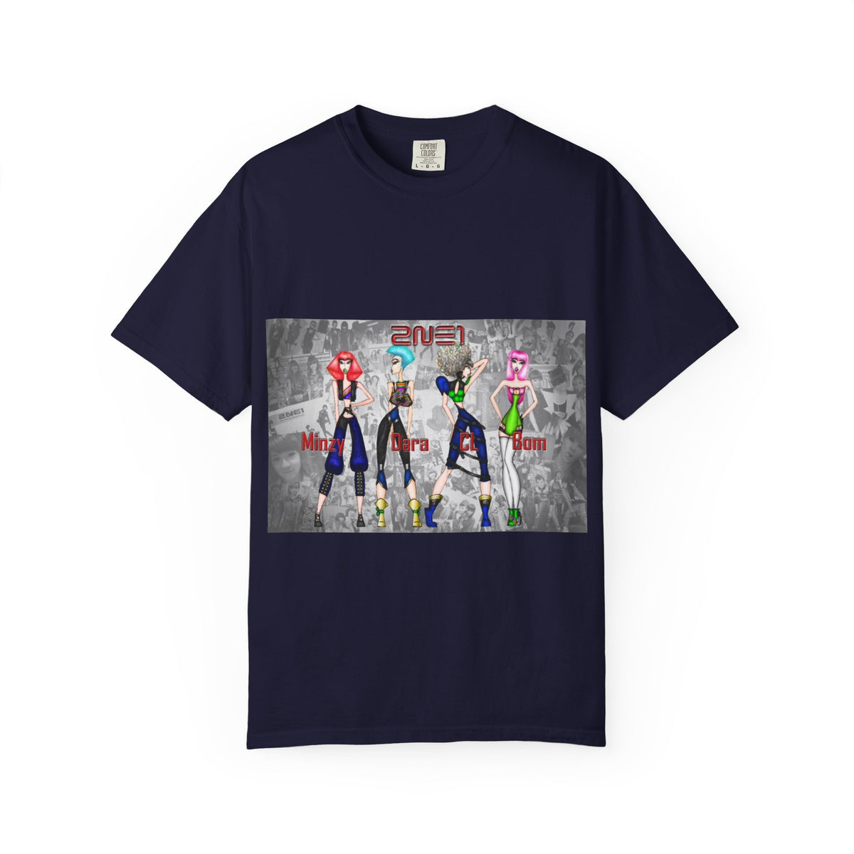 Anime-Inspired Fashion Characters Graphic T-Shirt