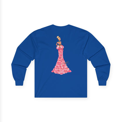 Jazmine's Petal Gown Long Sleeve T-Shirt