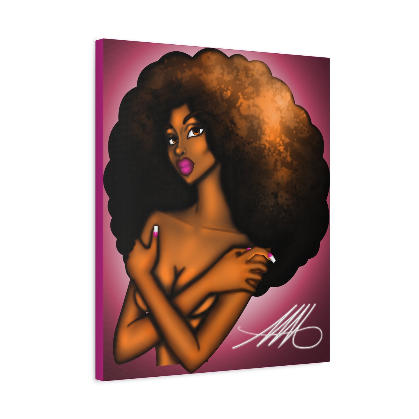 Coco Butter on Matte Canvas, 1.25"