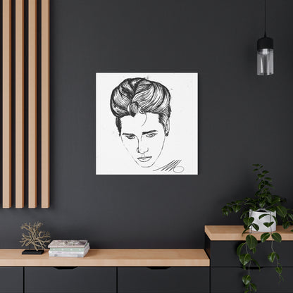 JW fanart Sketch on Matte Stretched Canvas