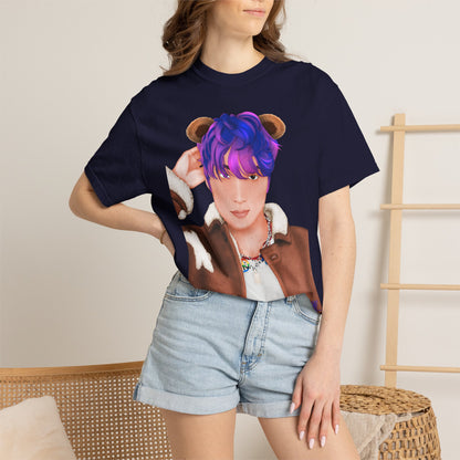 Haechan fan art T-Shirt PNG Teddy bear version