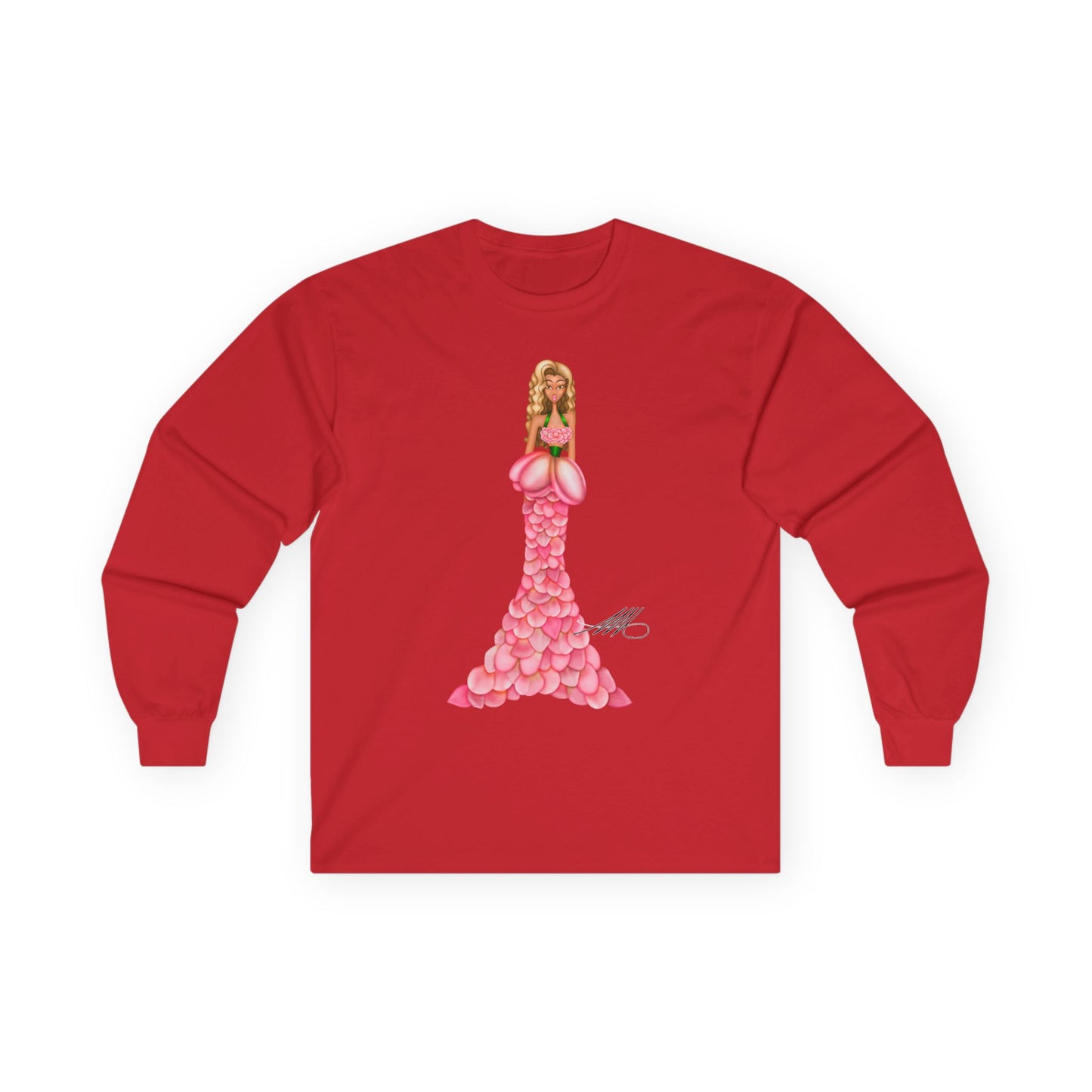 Jazmine's Petal Gown Long Sleeve T-Shirt