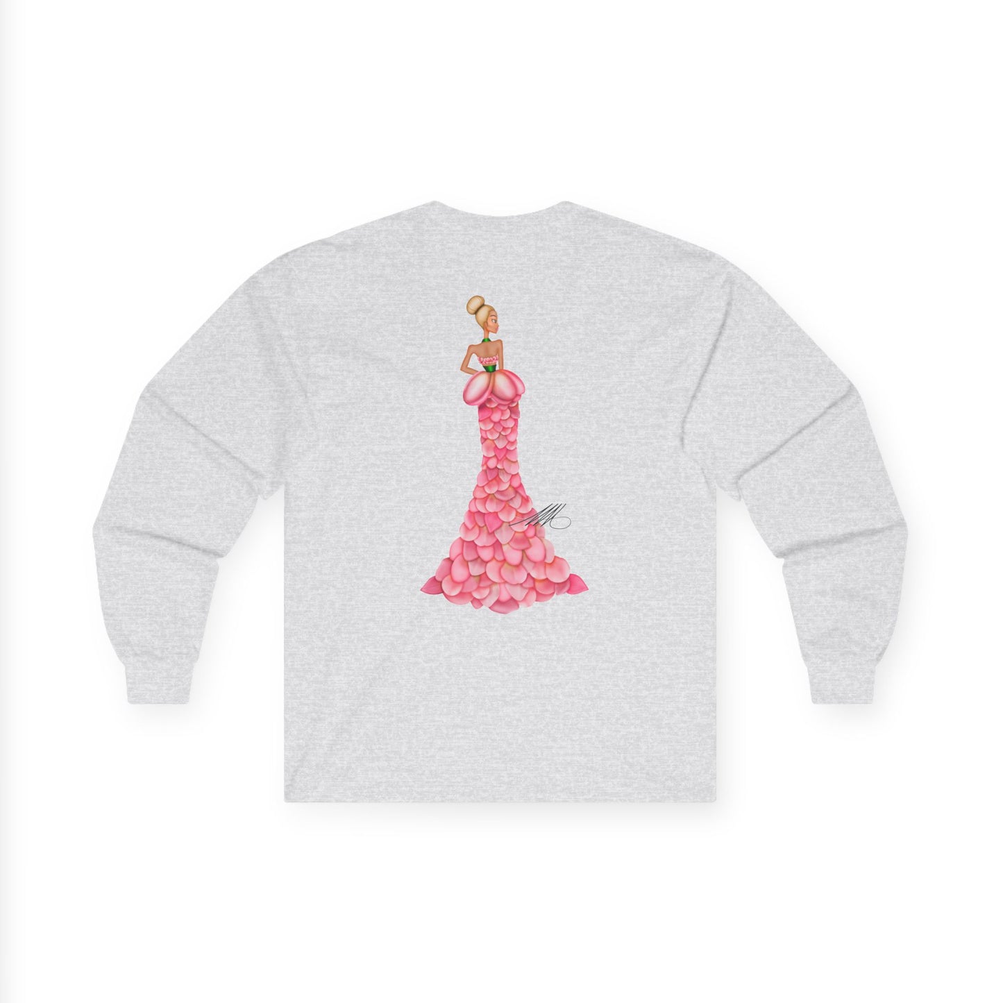 Jazmine's Petal Gown Long Sleeve T-Shirt