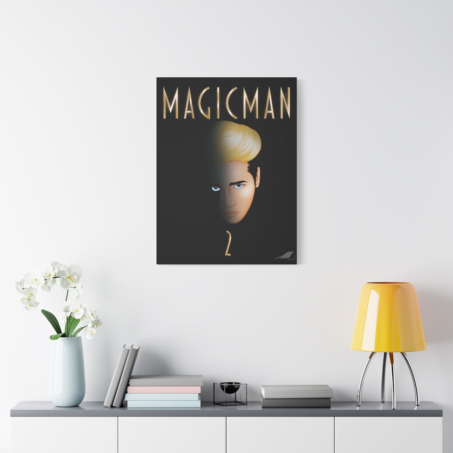 JW Magic Man 2 Fanart on Canvas