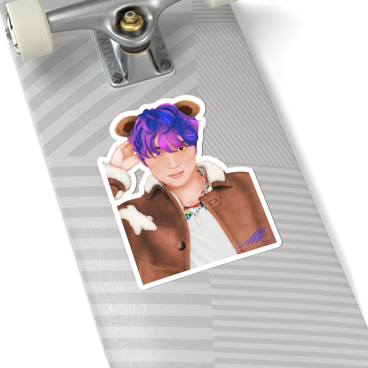 Haechan Kiss-Cut Vinyl Sticker "Teddy Bear" version