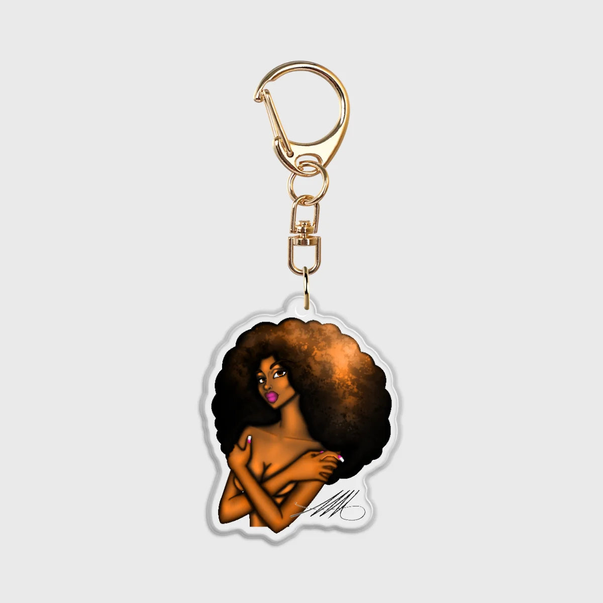 Coco Butter Epoxy Keychain