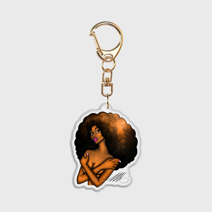 Coco Butter Epoxy Keychain