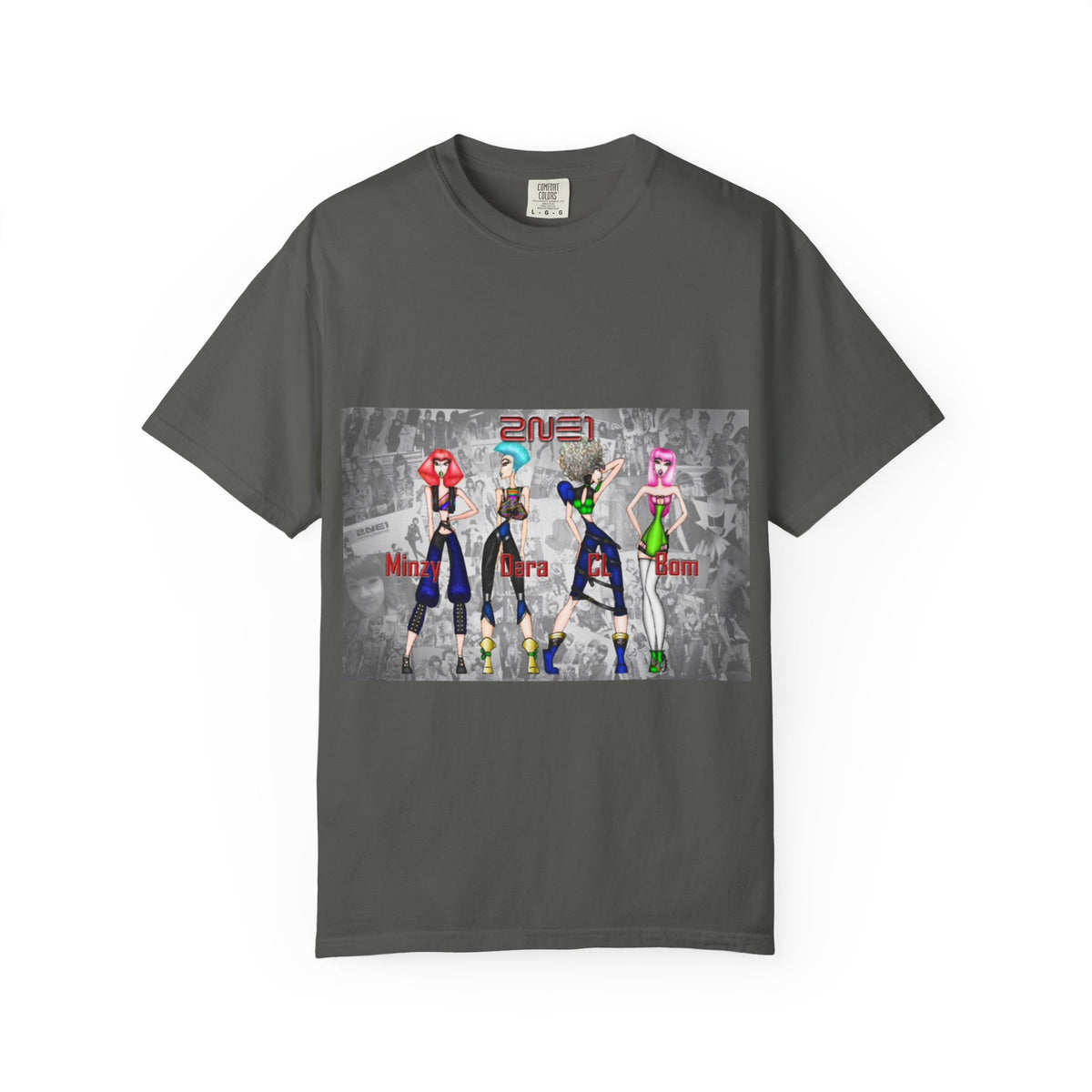 Anime-Inspired Fashion Characters Graphic T-Shirt