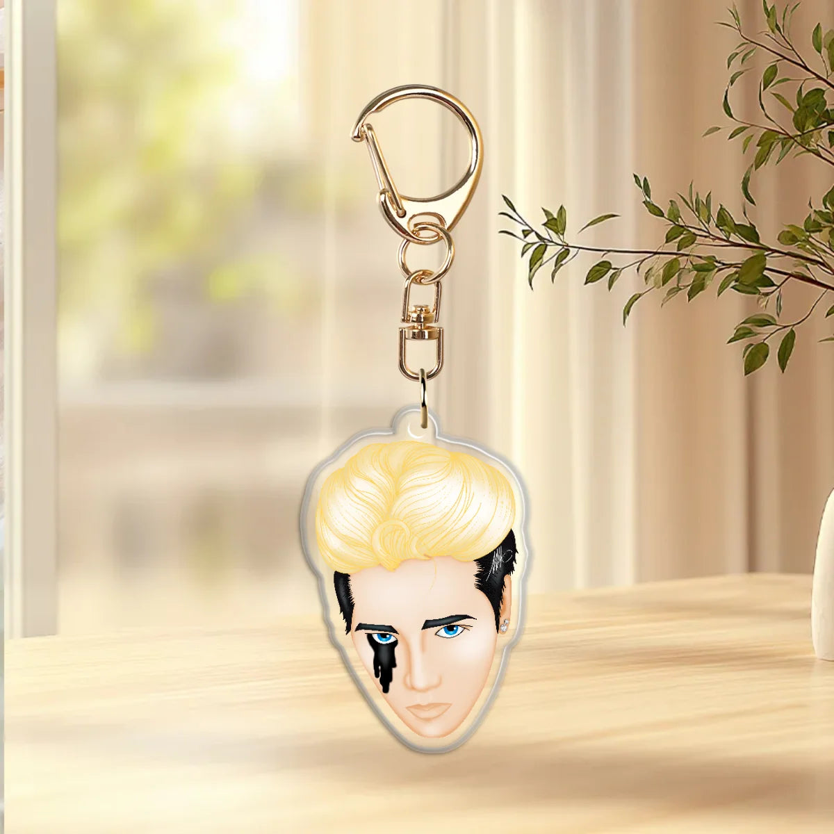 JW Epoxy Keychain