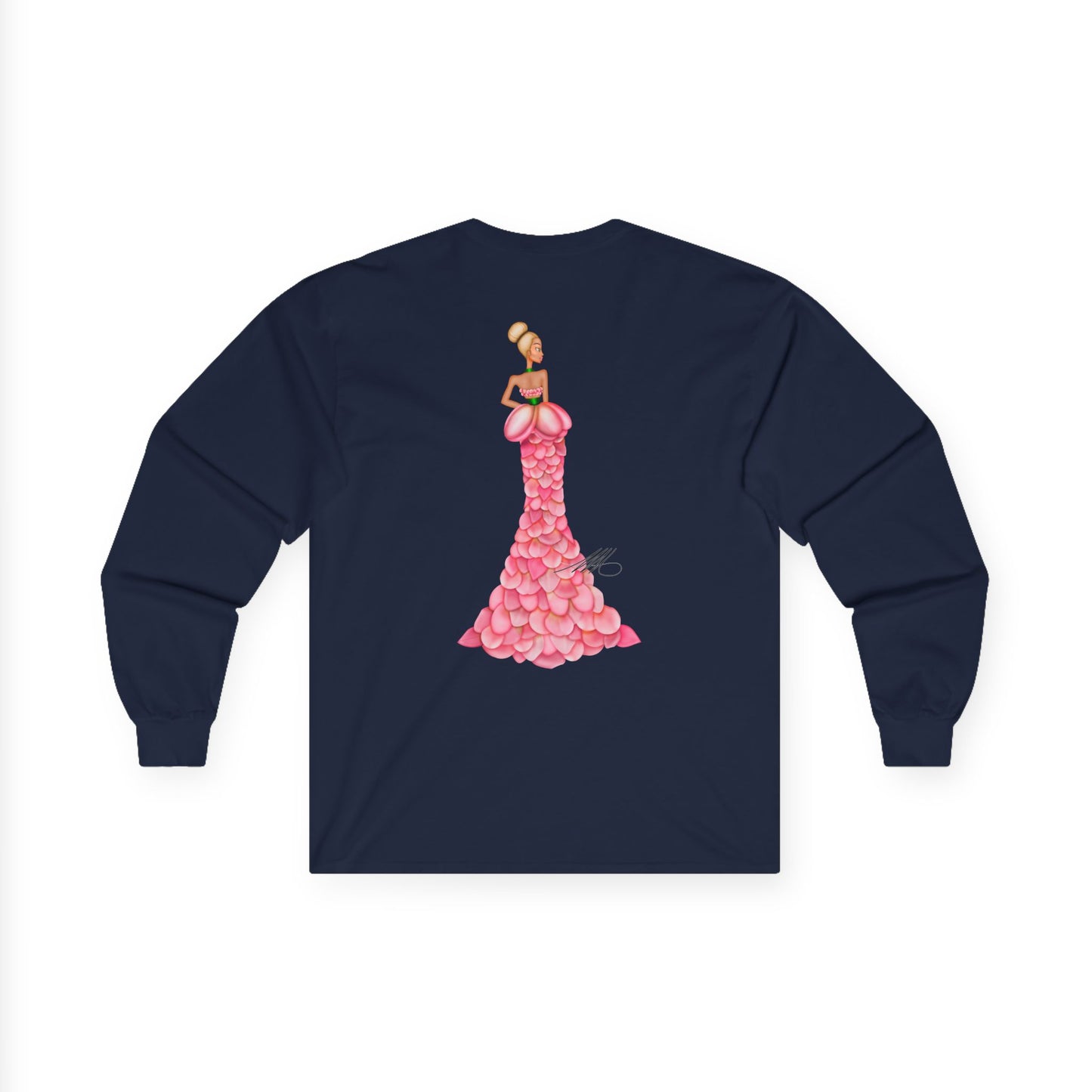 Jazmine's Petal Gown Long Sleeve T-Shirt