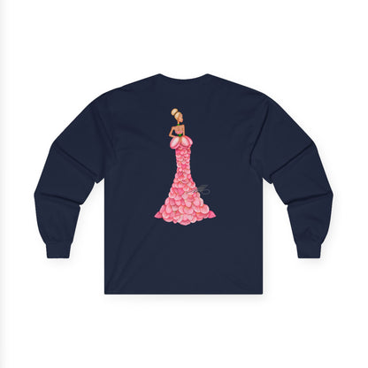 Jazmine's Petal Gown Long Sleeve T-Shirt