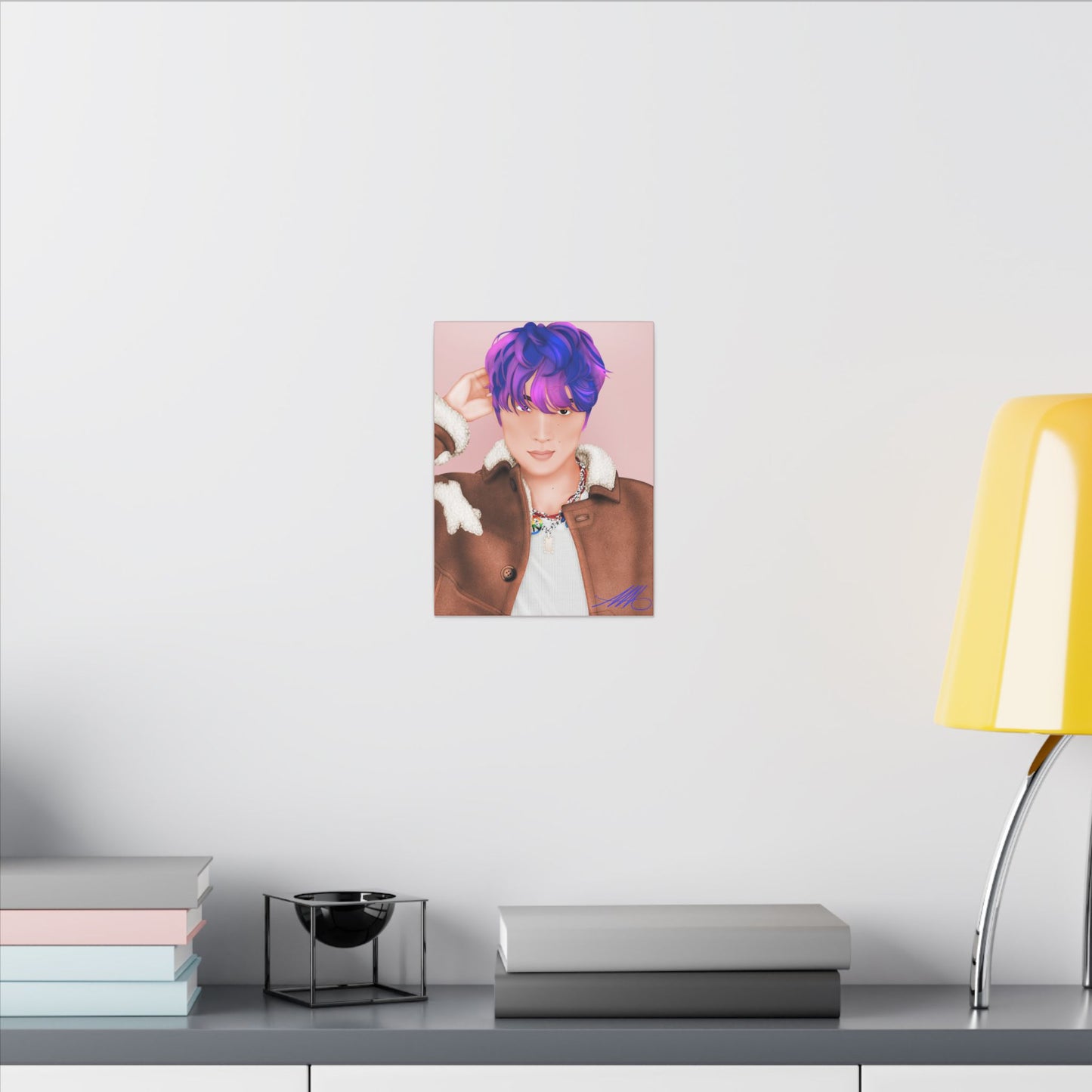 Haechan Fanart Matte Stretched Canvas