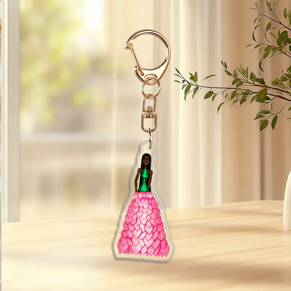 A Epoxy Keychain