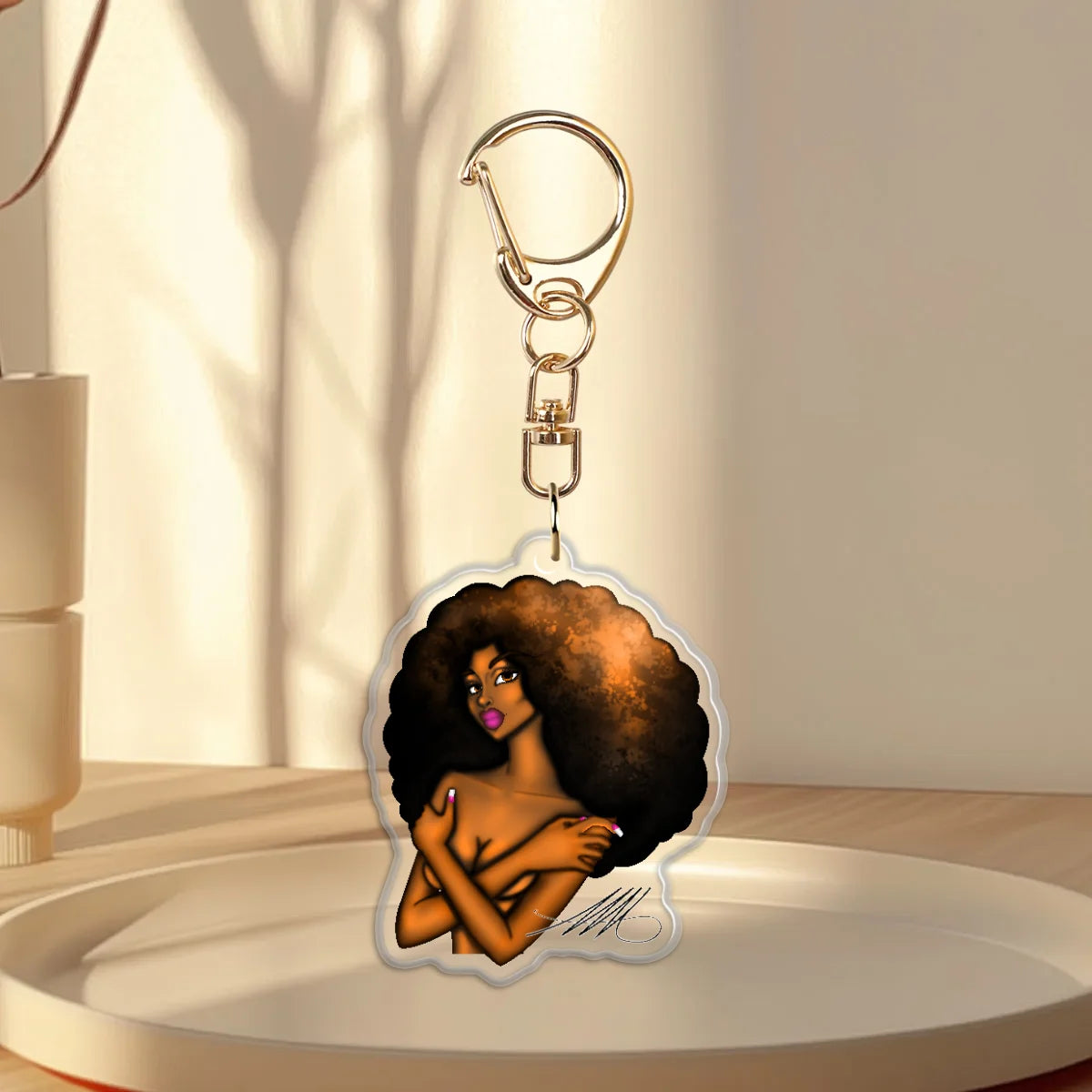Coco Butter Epoxy Keychain