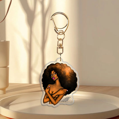 Coco Butter Epoxy Keychain