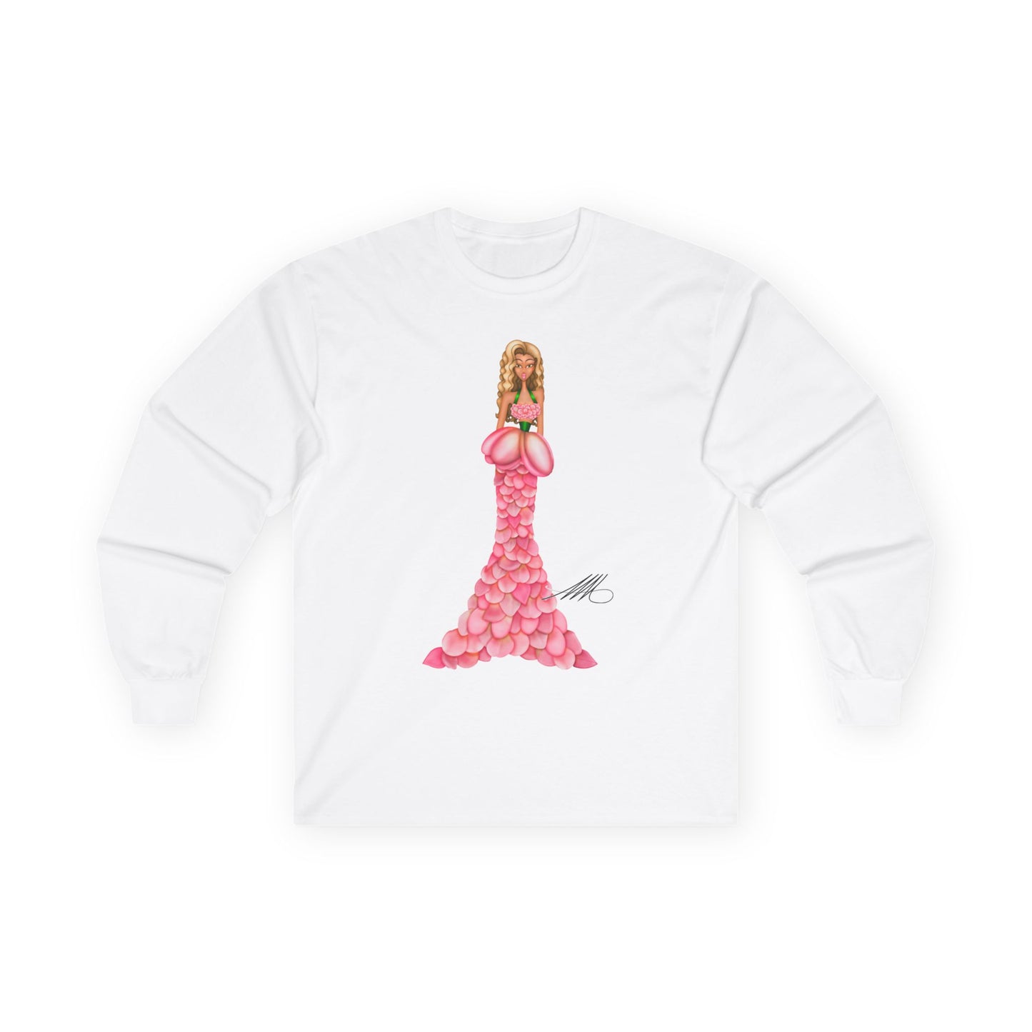 Jazmine's Petal Gown Long Sleeve T-Shirt