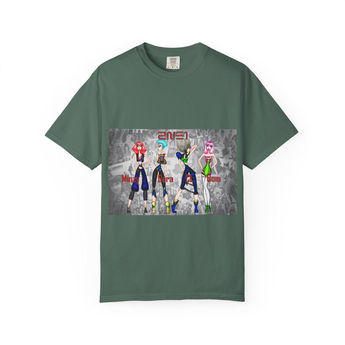 Anime-Inspired Fashion Characters Graphic T-Shirt