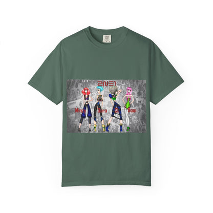 Anime-Inspired Fashion Characters Graphic T-Shirt