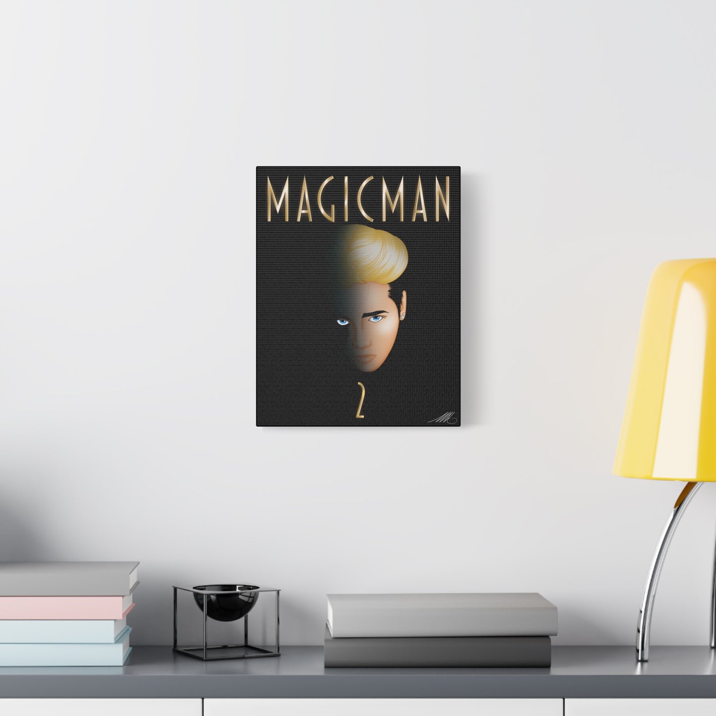 JW Magic Man 2 Fanart on Canvas