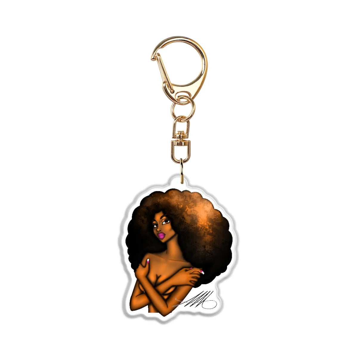 Coco Butter Epoxy Keychain