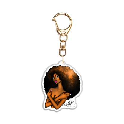Coco Butter Epoxy Keychain