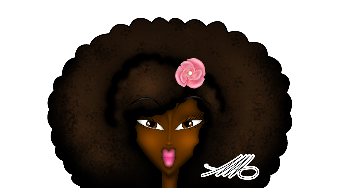 Afro Acrylic Badge Reels