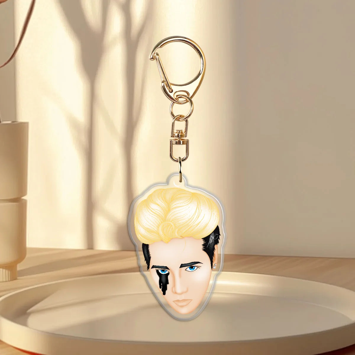 JW Epoxy Keychain