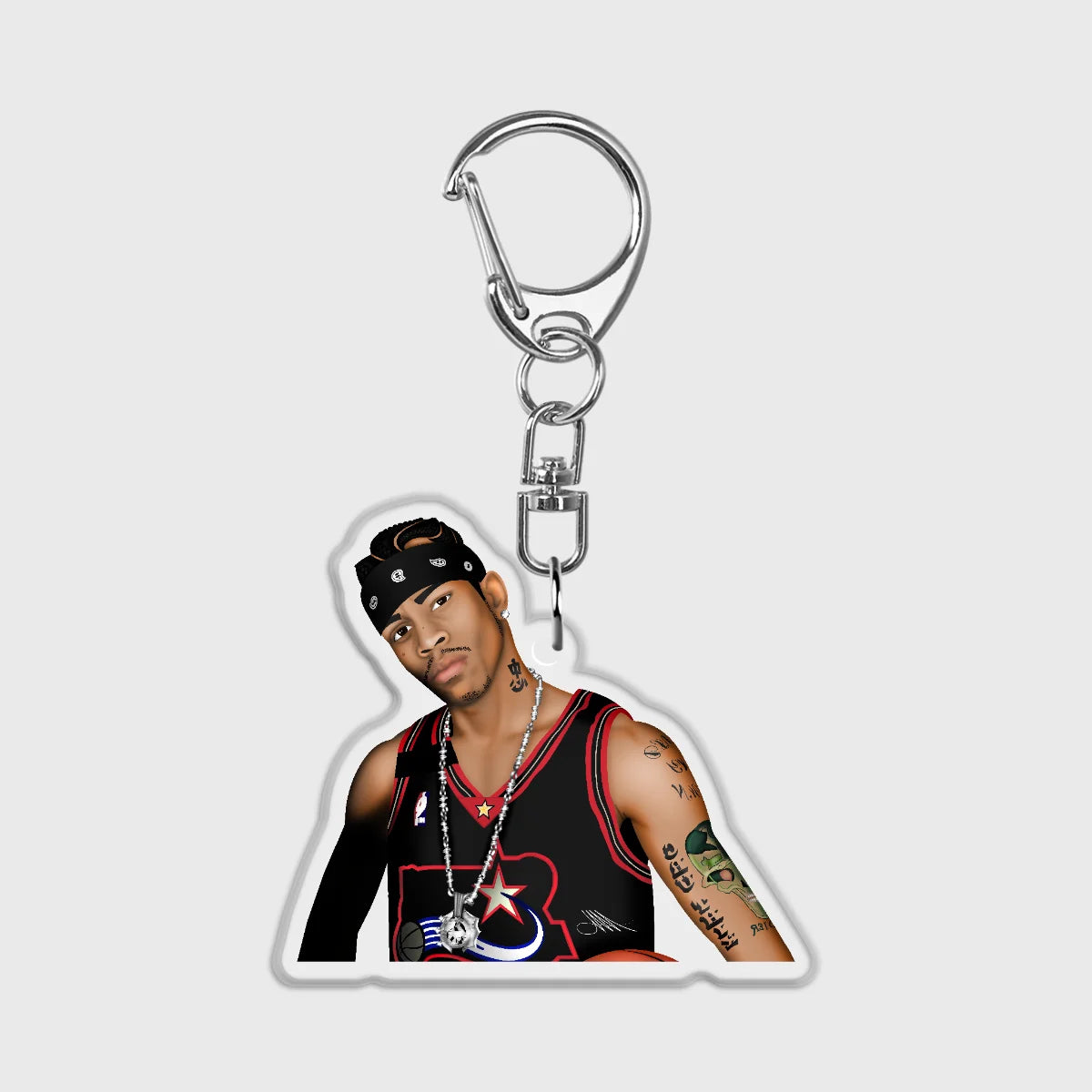 The Answer Epoxy Keychain