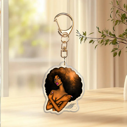 Coco Butter Epoxy Keychain