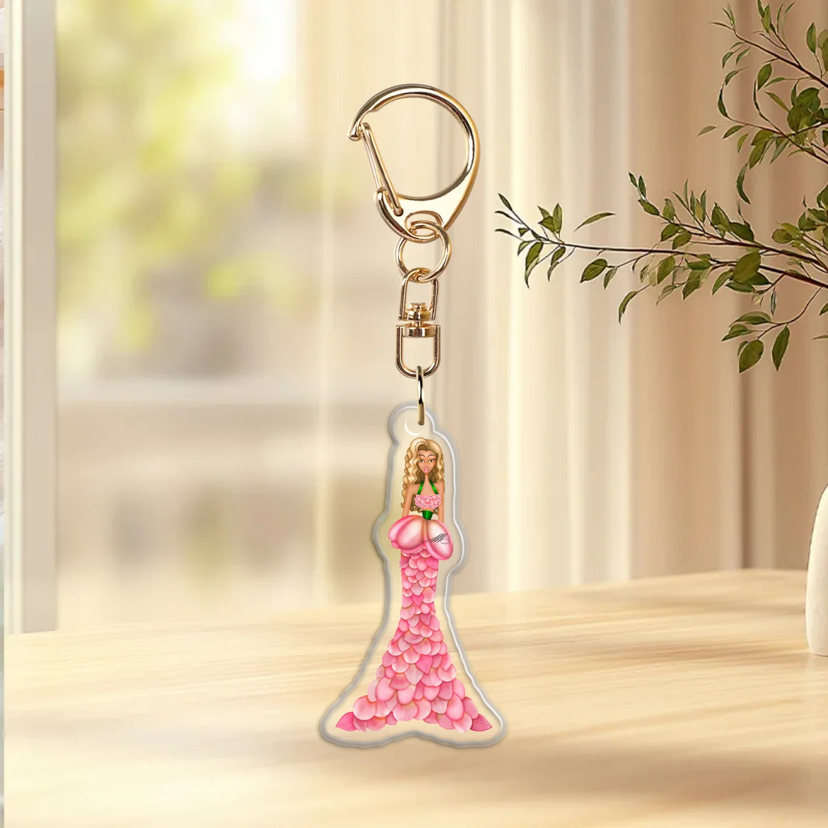 Custom Epoxy Keychain