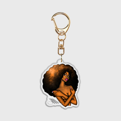 Coco Butter Epoxy Keychain